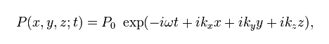 Wave equation